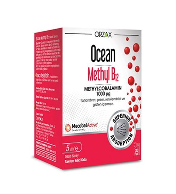 Ocean Methyl B12 Sprey 500 mcg 5 ml - (SKT: 08/2025)