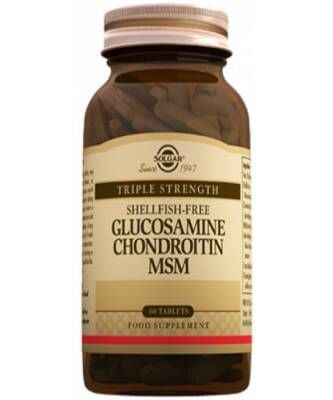 Solgar Glucosamine Chondroitin MSM 60 Tablet - (SKT: 07/2027)