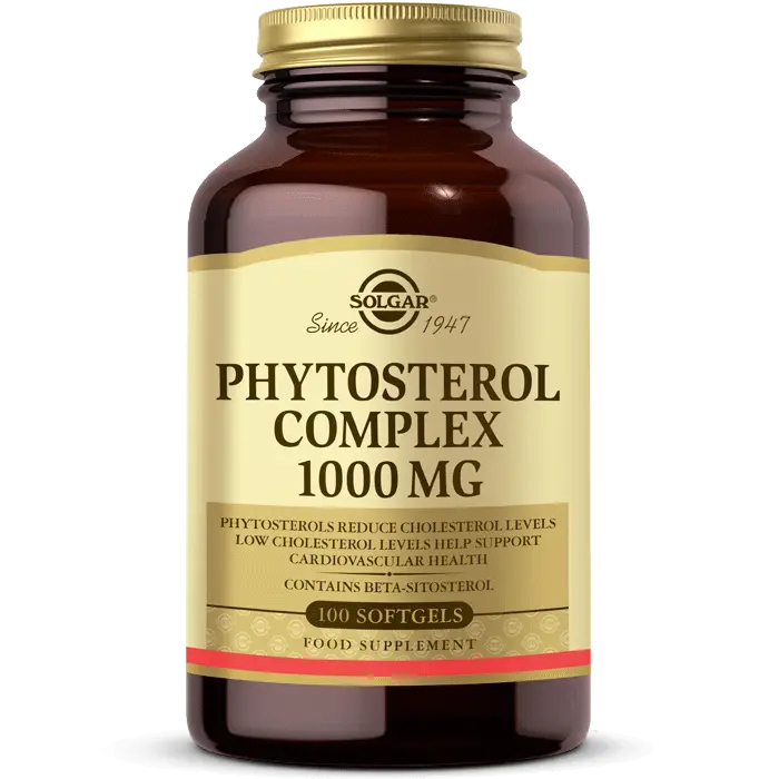 SOLGAR PHYTOSTEROL COMPLEX 1000MG 100 CAPSULES - 04/2026