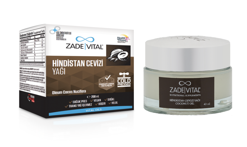 Zade Vital Hindistan Cevizi Yağı 200 ml - (SKT: 09/2027)
