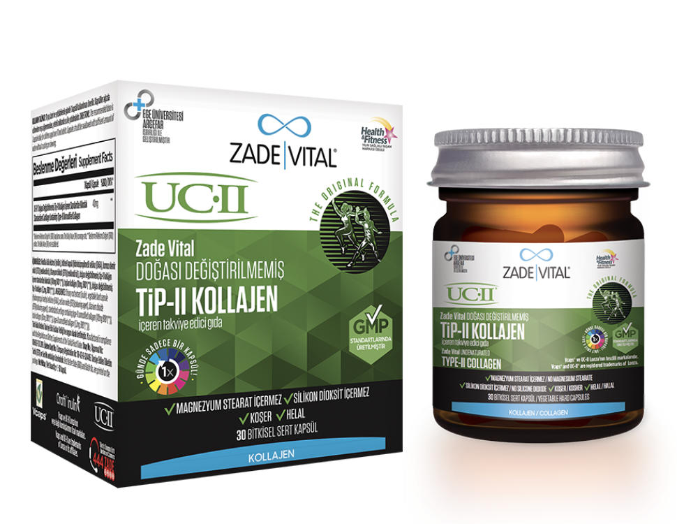Zade Vital UC-II Tip-II Kolajen 30 Kapsül - (SKT: 09/2027)
