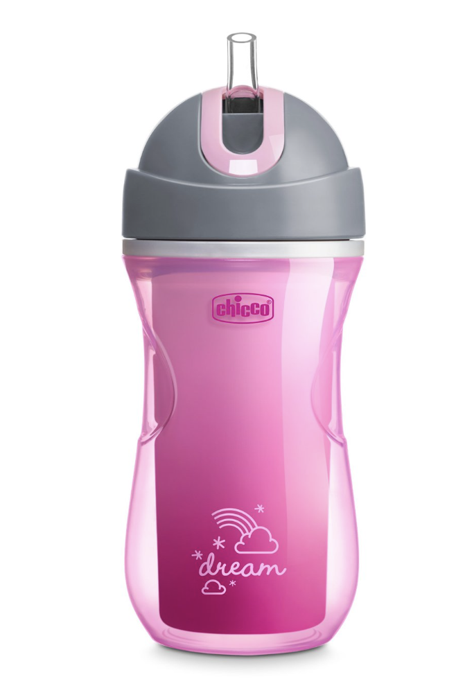 Chicco Isı Yalıtımlı Sport Bardak Pipetli 14 Ay+ Kız