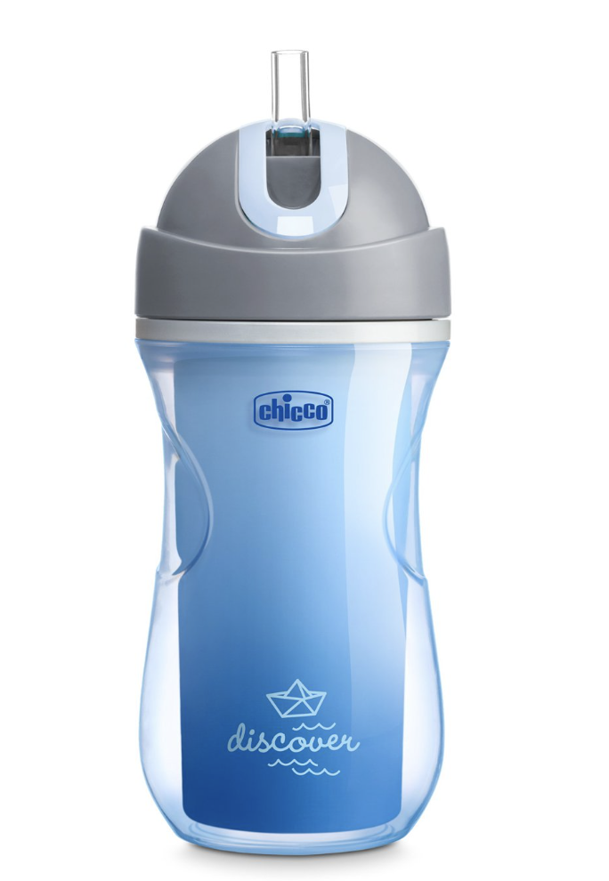 Chicco Isı Yalıtımlı 14 Ay+ Sport Bardak Pipetli - Erkek