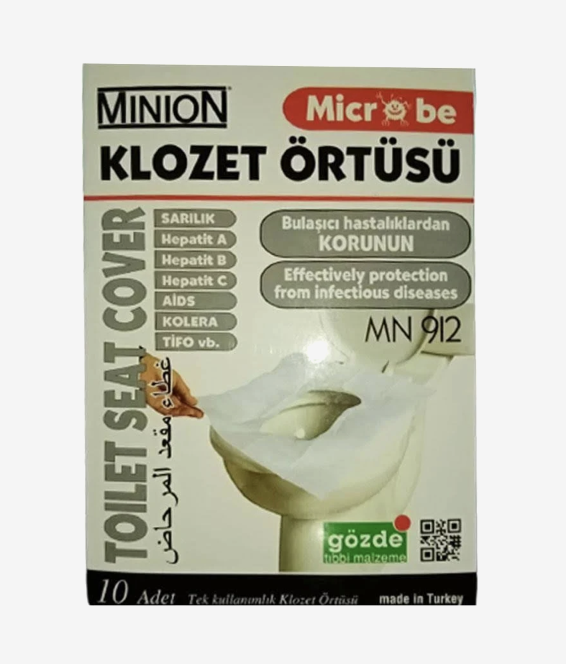 Minion Antibakteriyel Klozet Örtüsü 10'lu