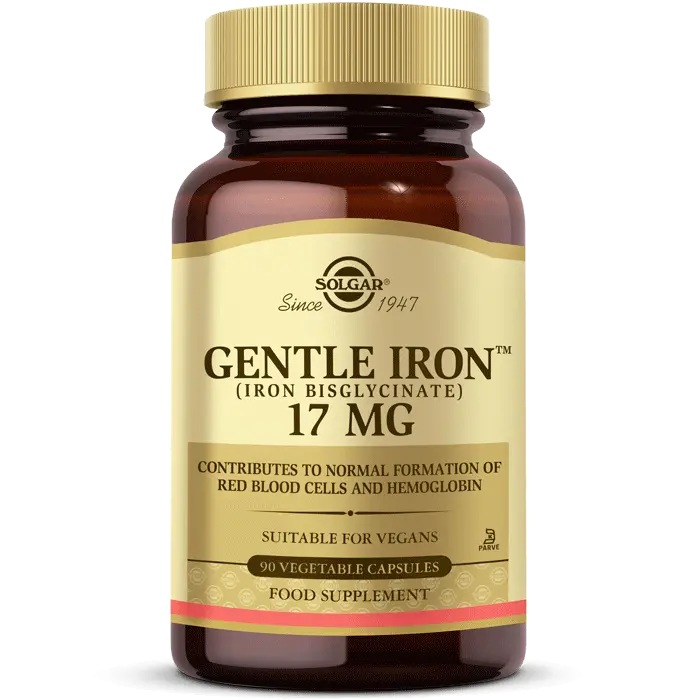 Solgar Gentle Iron 17 mg 90 Kapsül - (SKT: 09/2027)
