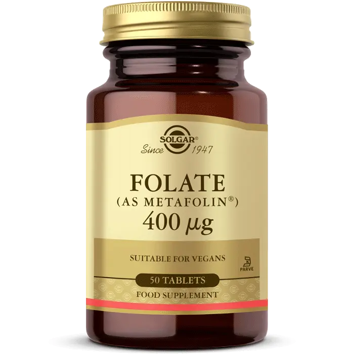 Solgar Folate 400 mg 50 Tablet - (SKT: 10/2027)