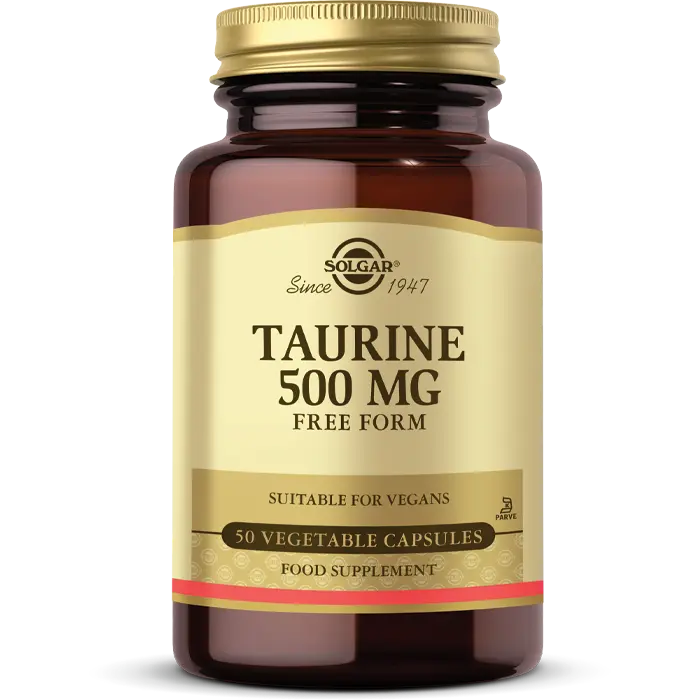 Solgar Taurine 500 mg 50 Kapsül - (SKT: 10/2027)