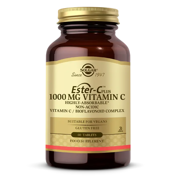 Solgar Ester-C Plus 1000 mg 60 Tablet - (SKT: 08/2027)