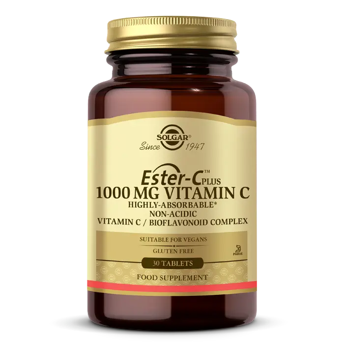 Solgar Ester-C Plus 1000 mg 30 Tablet - (SKT: 06/2026) İKİ MİAD