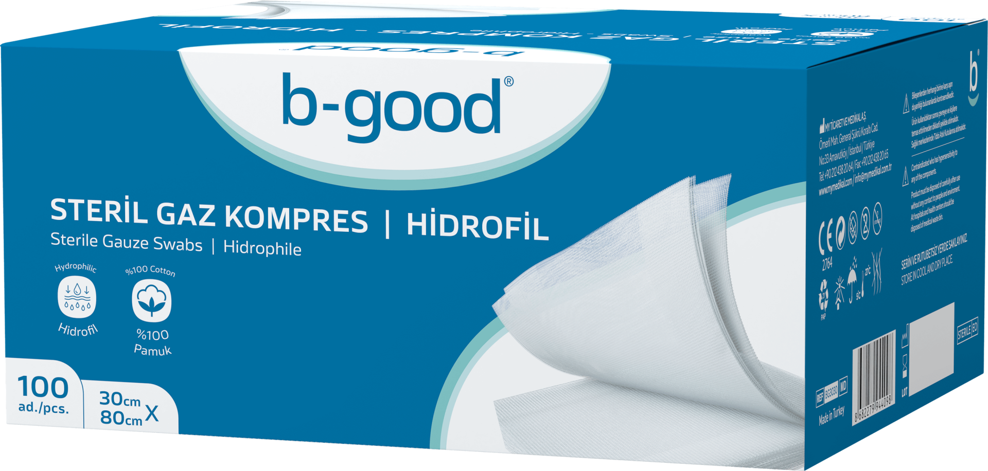 B-Good Steril Spanç 30x80 cm - (SKT: 01/2028)