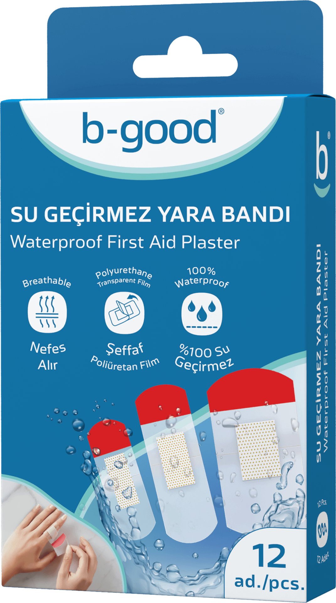 B-Good Yara Bandı Su Geçirmez 12'li - (SKT: 08/2029)