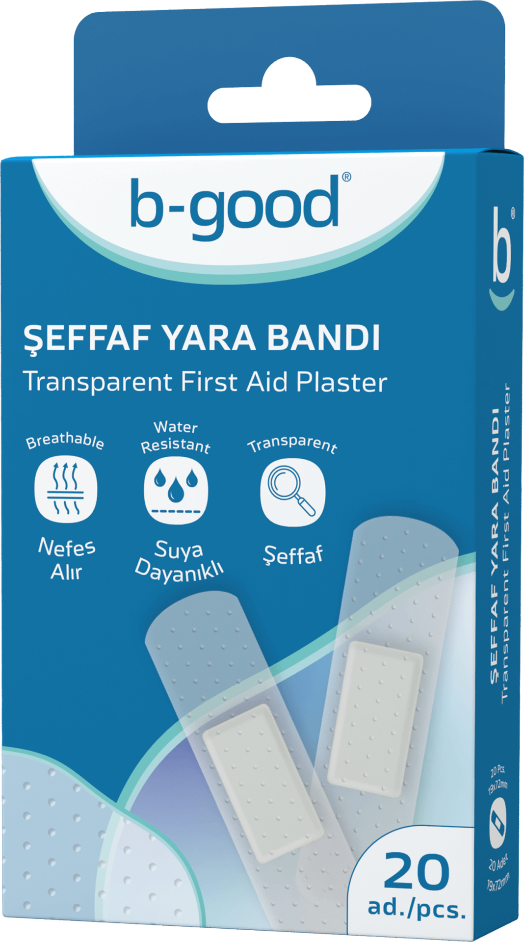 B-Good Şeffaf Yara Bandı 20'li - (SKT: 11/2028)