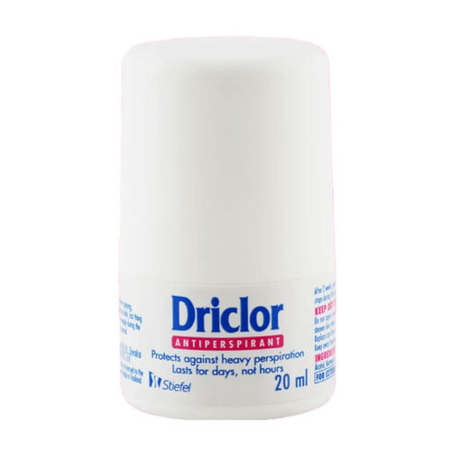 Driclor Roll-On Deodorant 20 ml - (SKT: 11/2025)