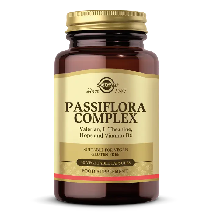 Solgar Passiflora Complex 30 Kapsül - (SKT: 10/2026)