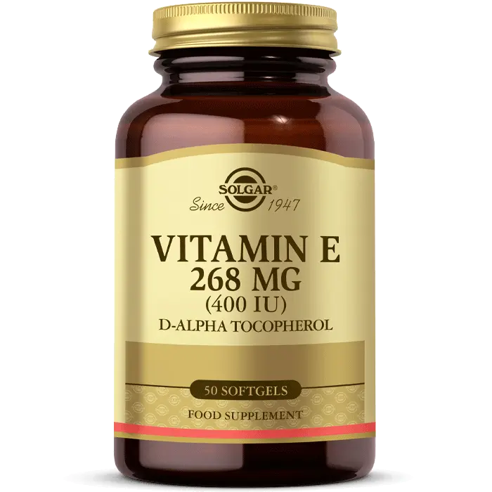 Solgar Vitamin E 400 IU 50 Softgel - (SKT: 10/2028)