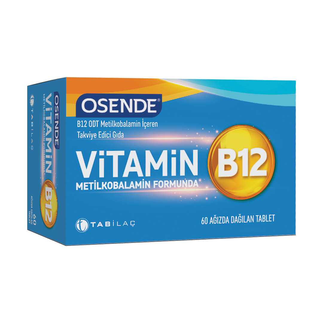 Osende Vitamin B12 60 Ağızda Dağılan Tablet- (SKT: 12/2025)