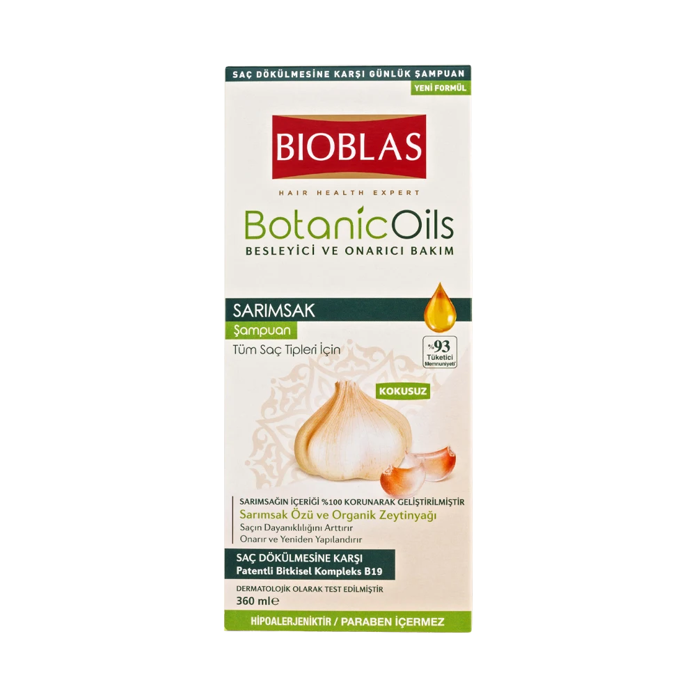 Bioblas Botanic Oils Sarımsak Şampuanı 360 ml