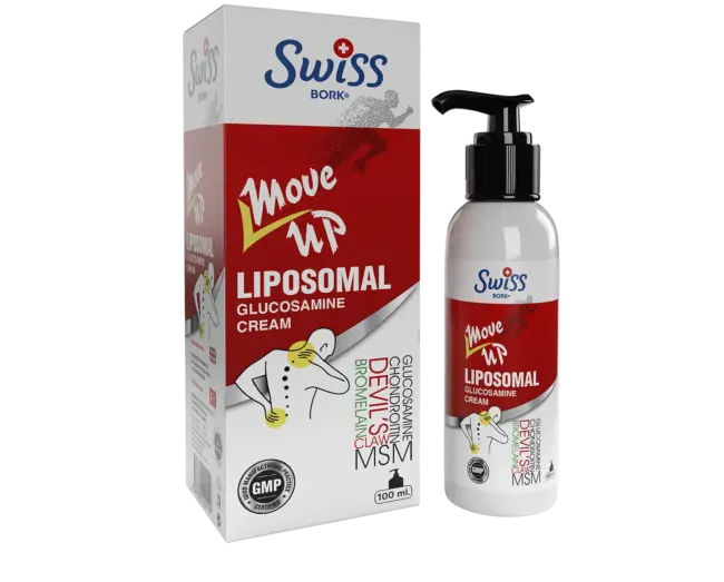 Swiss Bork Move Up Liposomal Glucosamine Cream 100 ml - (SKT: 01/2028)