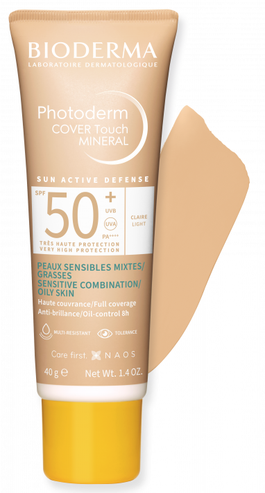Bioderma Photoderm Cover Touch Light SPF50+ 40 gr - (SKT: 05/2027)