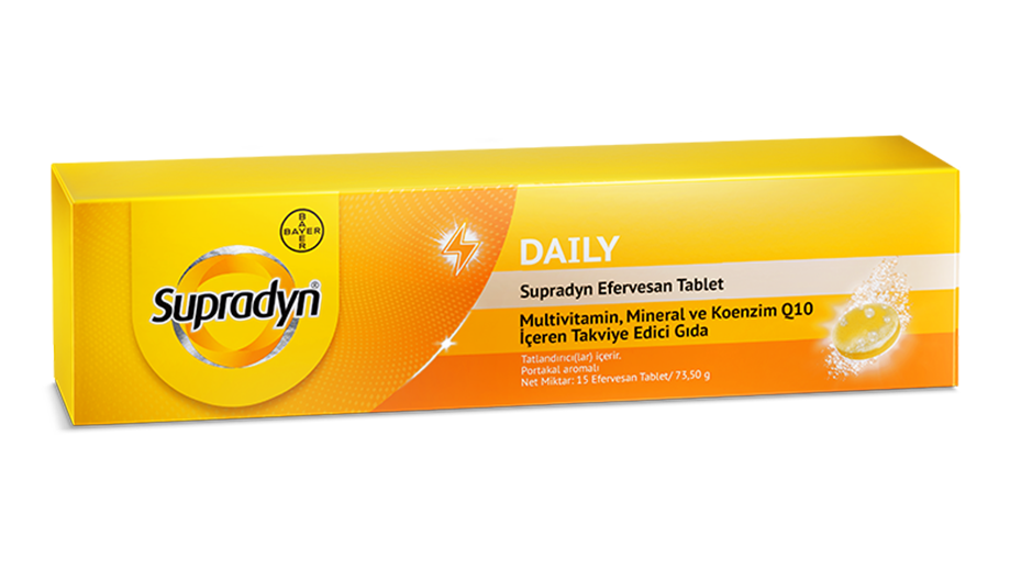 Supradyn Koenzim Q10 15 Efervesan Tablet - (SKT: 05/2025)