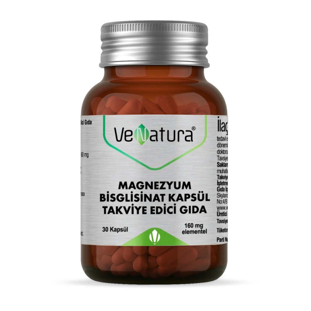 Venatura Magnezyum Bisglisinat 60 Kapsül - (SKT: 12/2027)