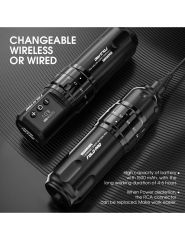 Mast Fold Pro Kablosuz Pen Dövme Makinesi, Airbot Yedek Batarya İle