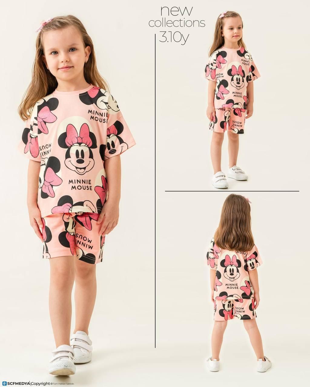 Minnie Mouse Şortlu Takım