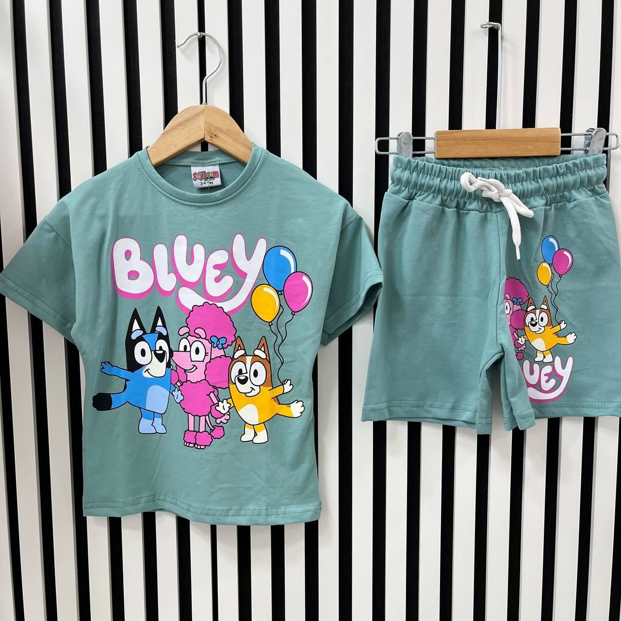 Bluey Şortlu Takım