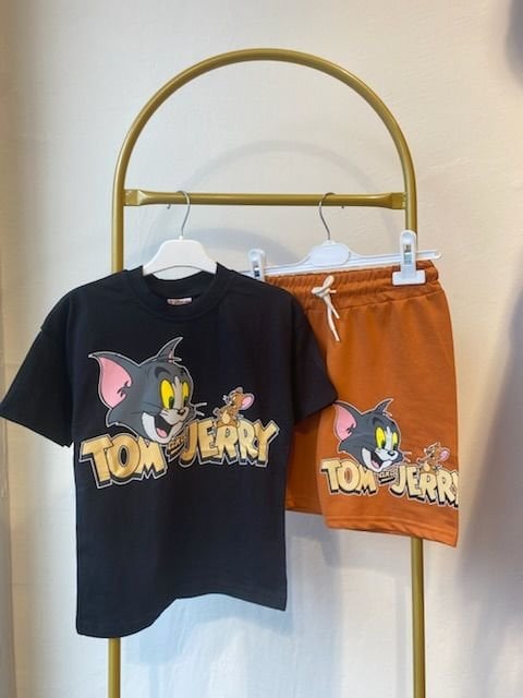 Tom ve jerry şortlu takım