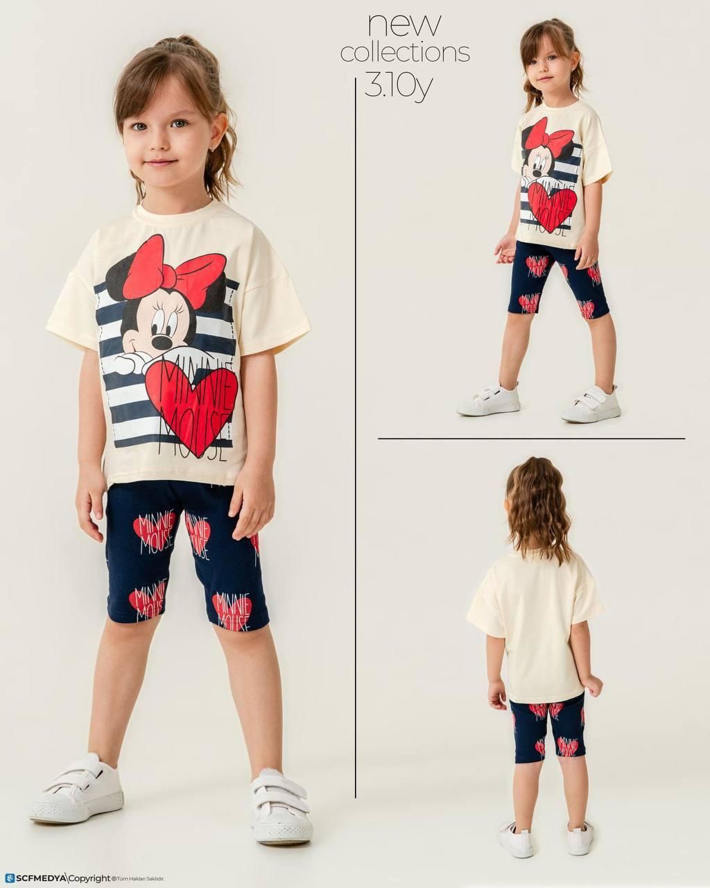 Minnie mouse biker taytlı