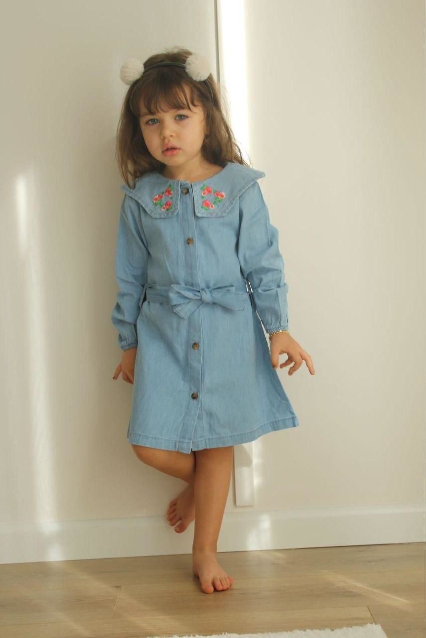 denim elbise