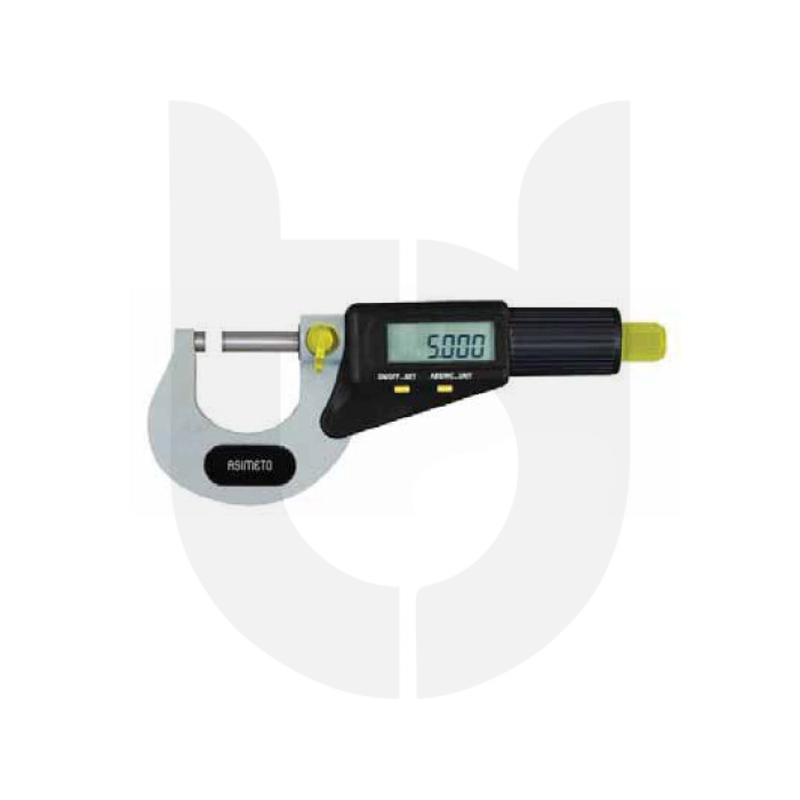 Asimeto Dijital Dış Çap Mikrometre 0-25mm TDS