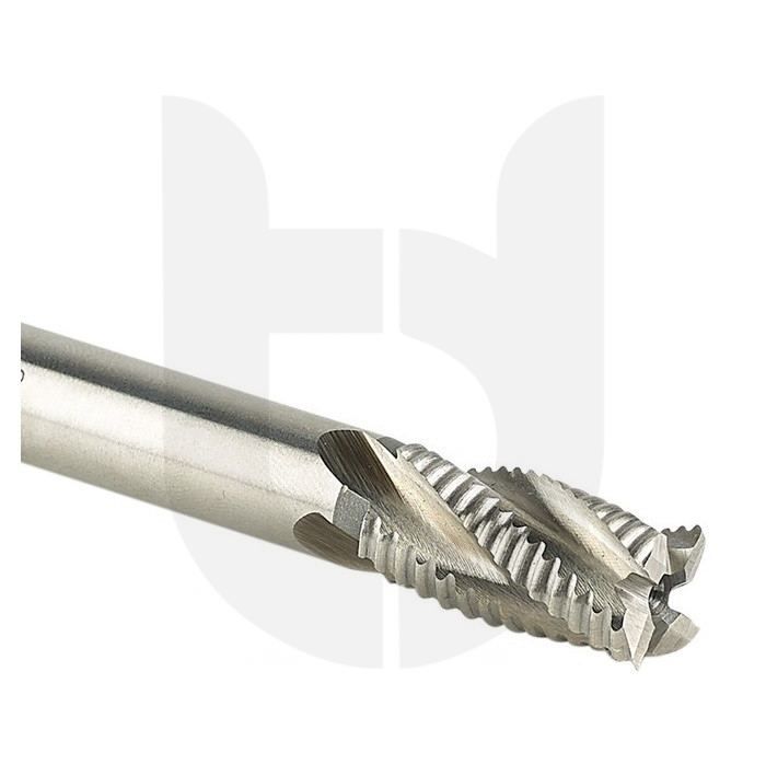 TDS HSS Dört Ağızlı Kısa Kabatalaş Parmak Freze - 8MM