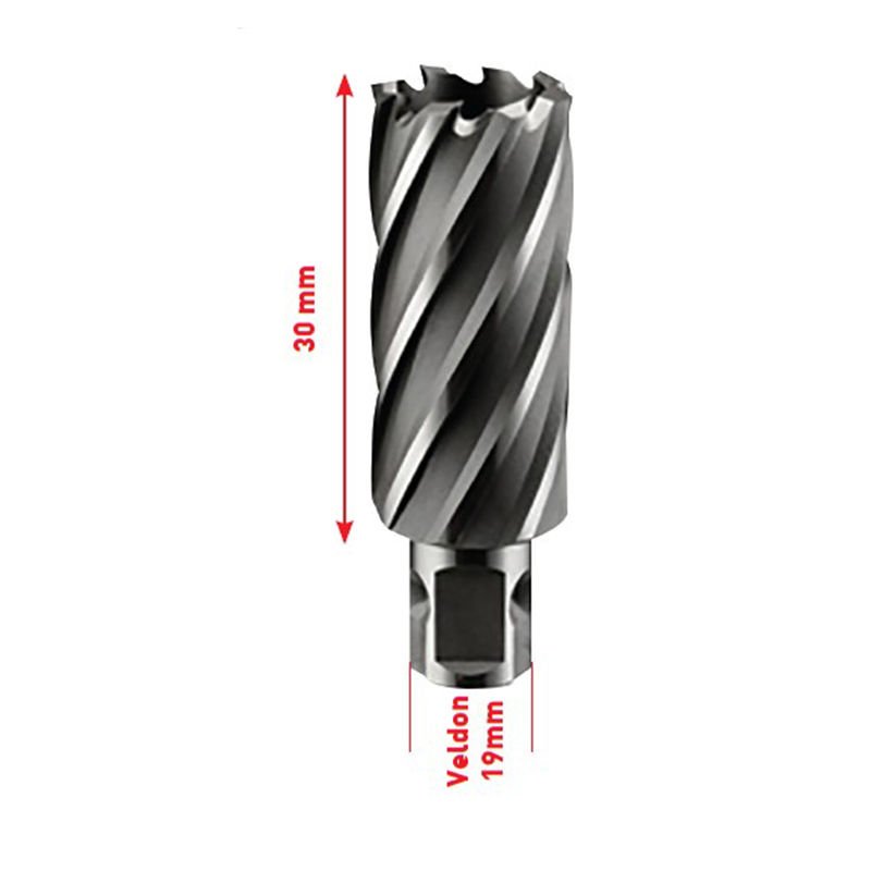 KRASNIC 14x30 mm Manyetik Matkap Ucu HSSCo5