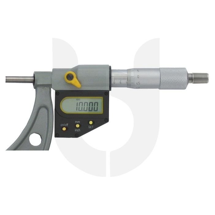 Asimeto Değiştirilebilir Çubuklu Dijital Dış Çap Mikrometre 0-150mm TDS