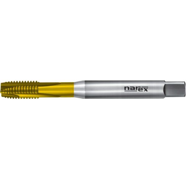 Narex Zdanice M8x1.25 Tin Uç Bilemeli Düz Kanal Makina Kılavuzu DIN 371B 1500 Tin