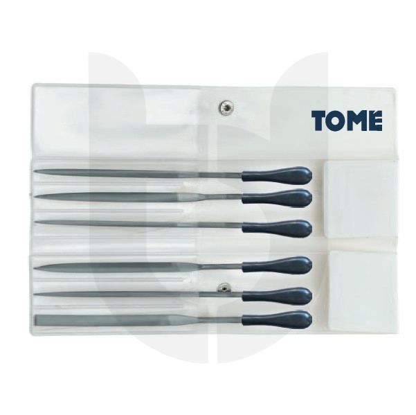 TOME Saplı Saatçi Eğe Takımı 6 Parça 160mm