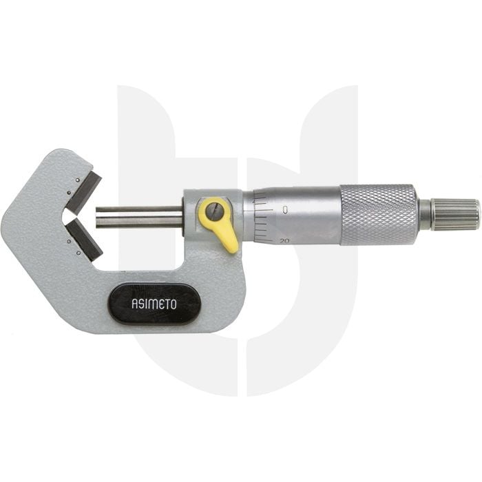 Asimeto Mekanik V Yataklı Mikrometre 1-15mm TDS