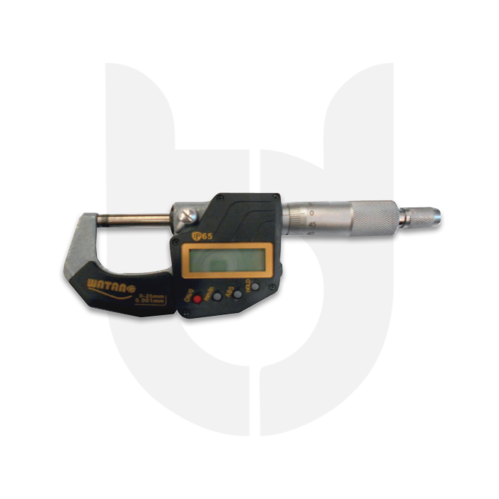 0-25mm Dijital Su Geçirmez Mikrometre Watano IP65 TDS