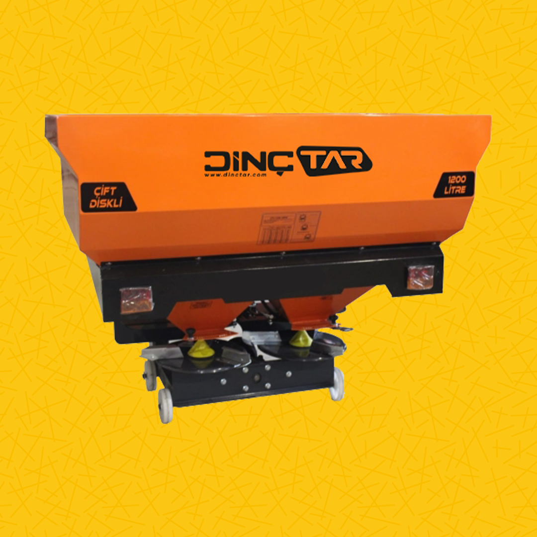 Gübre Serpme Makinesi | Çift Diskli- 1200 Litre