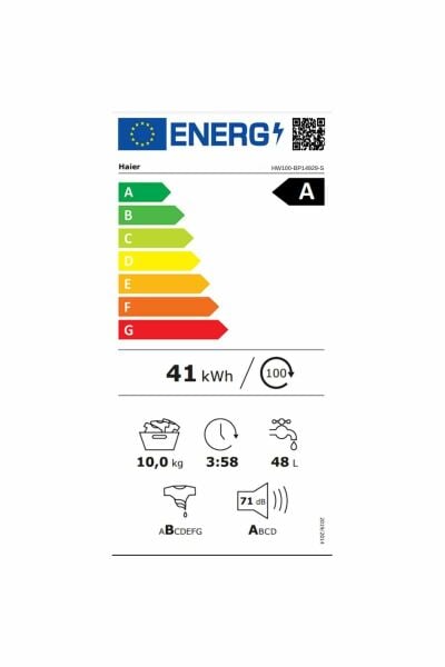 HAIER HW100-BP14929A-S 10 Kg 1400 Devir Çamaşır Makinesi