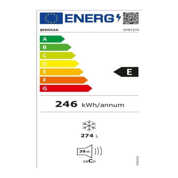 Şenocak VFN7274 7 Çekmeceli Derin Dondurucu