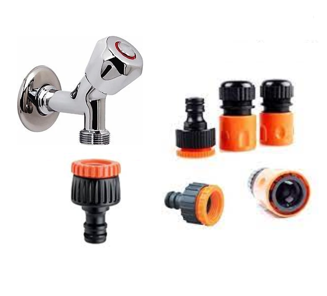 Venoa SR020 Rekorlu Musluk Hortum Adaptörü Stoperli 3 Parça 1/2''