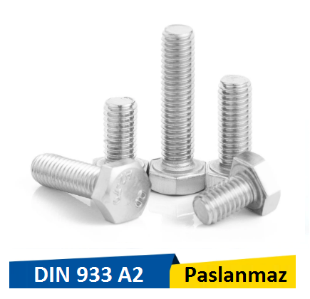 Norm M12x80 İnox Paslanmaz Civata
