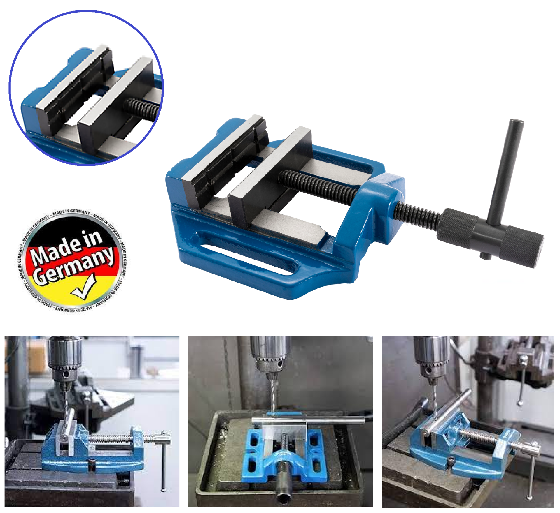 Harlingen Tezgah Matkap Mengenesi 125 mm