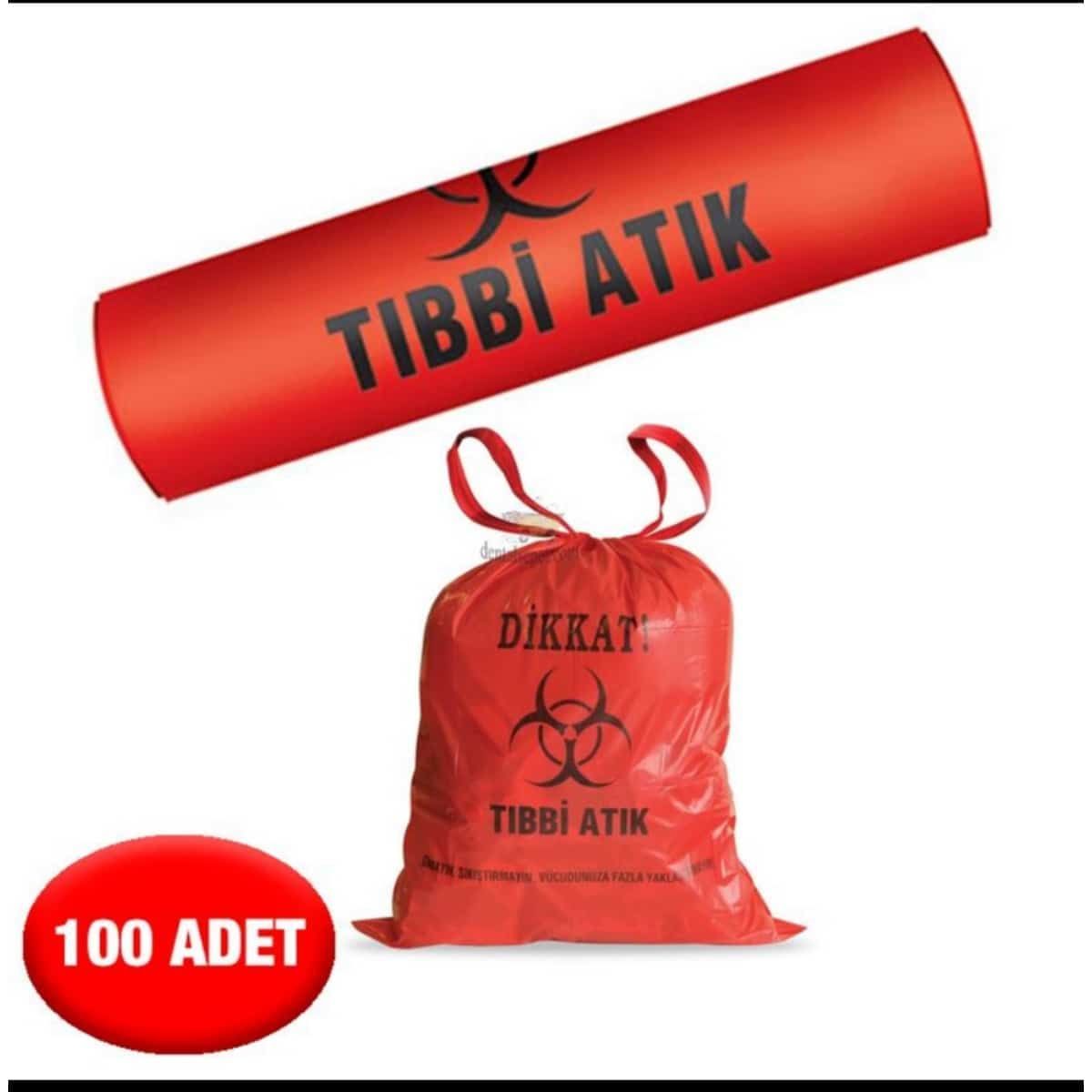Tıbbi Atık Poşeti Büyük Boy 65x85 cm