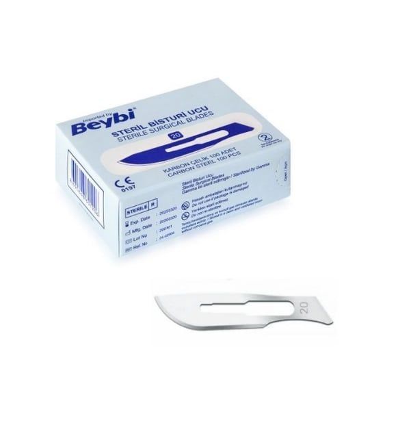 Bistüri ucu 20 numara - 100 ADET