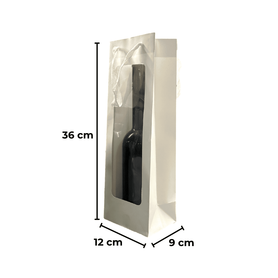 Sarkap Pencereli Hediyelik Karton Çanta 12x9x36 cm