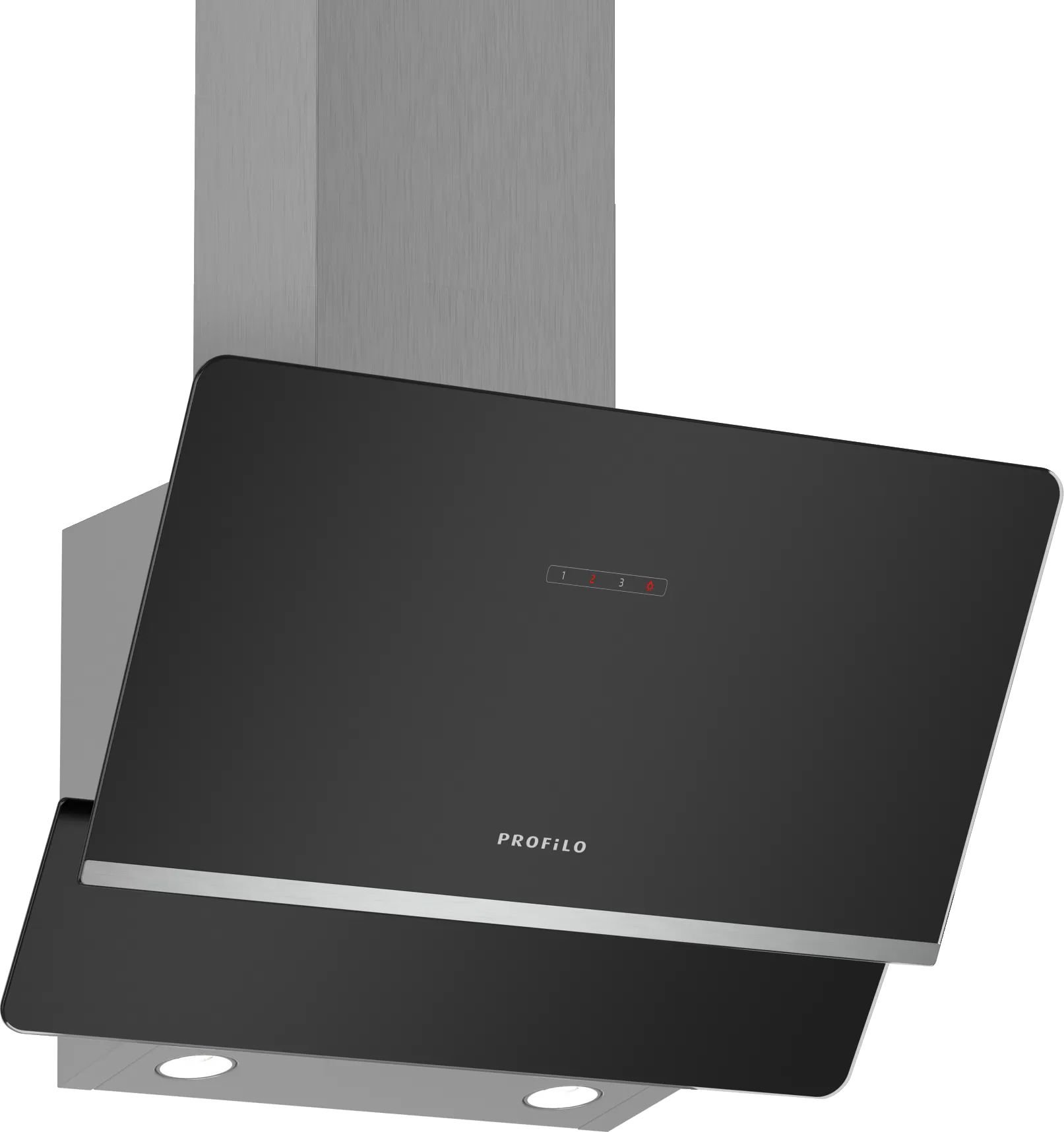 Profilo DVK6J661 Duvar Tipi Davlumbaz 60 cm Siyah Cam