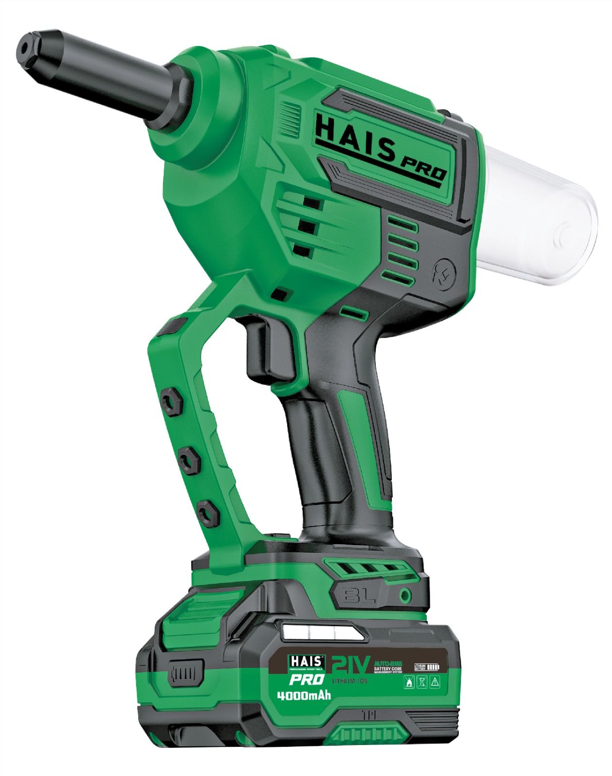 HAISPRO Profesyonel Perçin Makinesi 21 V 4.0 Ah